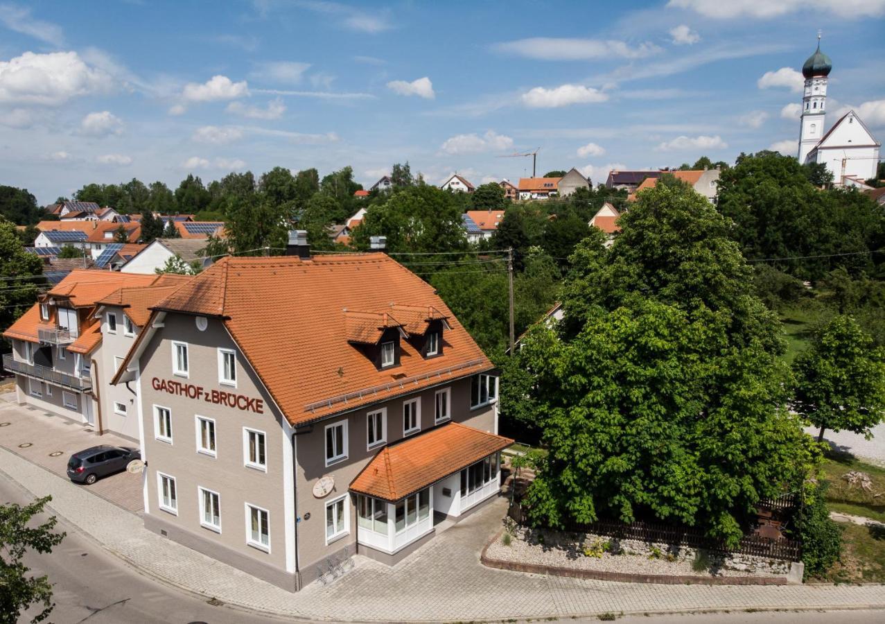 Gasthof Zur Bruecke Kaufering Exterior foto